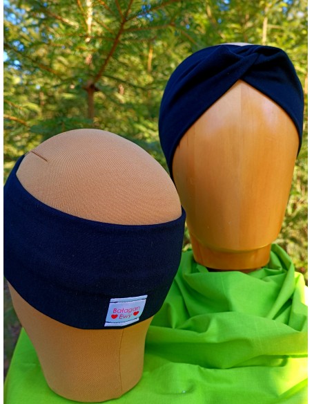 Opaska z węzłem ( czarna )