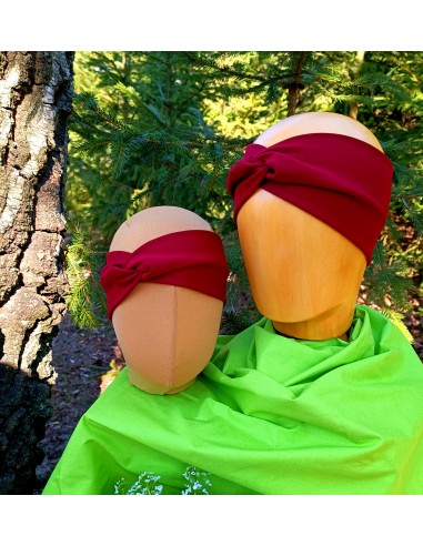 Zestaw opsek z węzłem ( bordo )