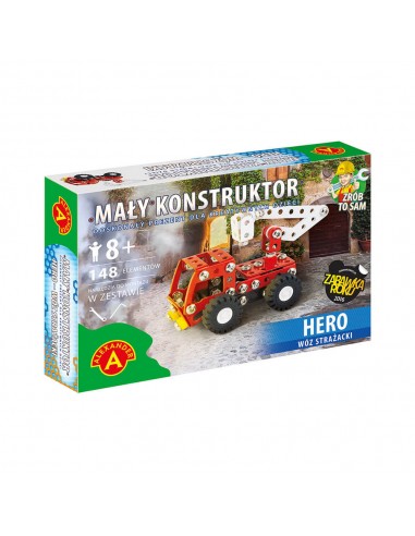 Mały Konstruktor –  wóz strażacki Hero