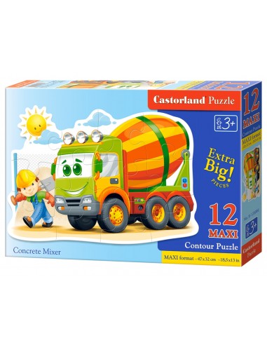 Castorland Puzzle 12 maxi - Betoniarka