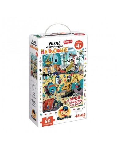 CzuCzu - Puzzle obserwacyjne Na budowie