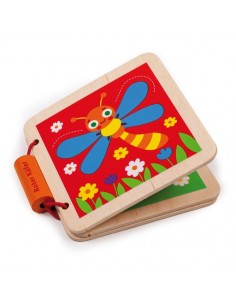 Wooden book. Insects 2