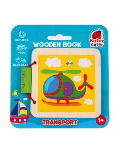 Wooden book. Transport