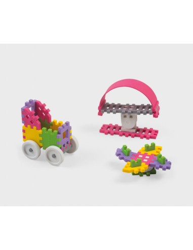 Mini Waffle Konstruktor 35 różowy