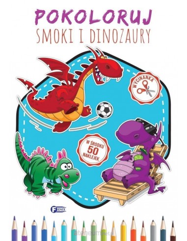 Pokoloruj Smoki i Dinozaury
