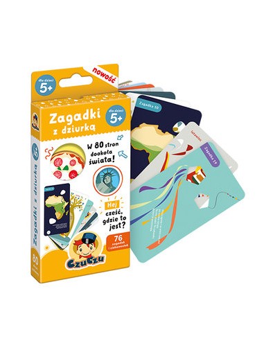 CzuCzu Zagadki z dziurką dla dzieci 5+