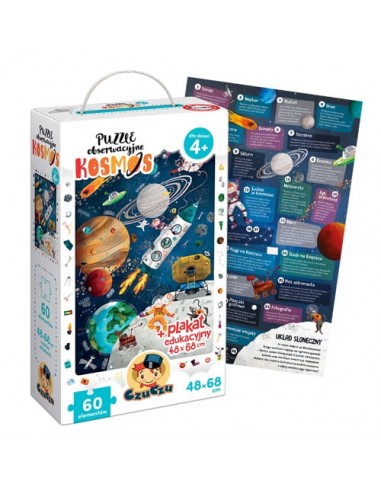 CzuCzu puzzle obserwacyjne Kosmos 4+