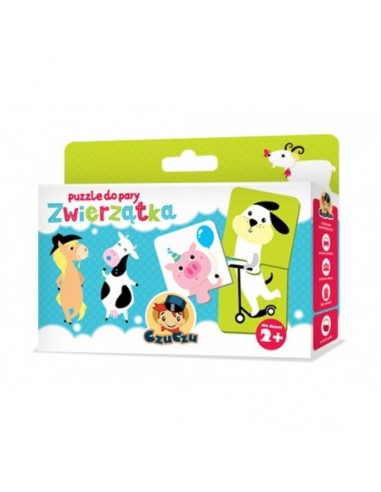 CzuCzu puzzle do pary zwierzątka 2+