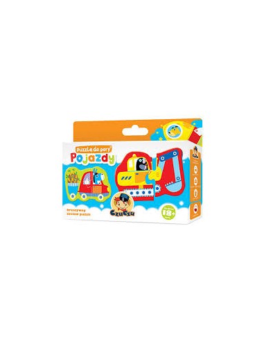 CzuCzu puzzle do pary Pojazdy 18m+