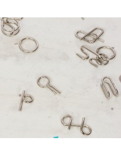 10 Metal Puzzles - Zestaw zielony 2